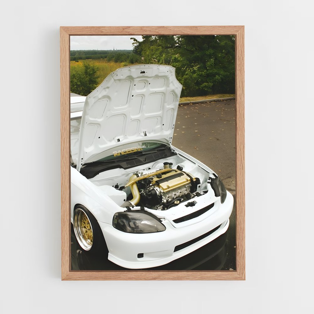 Poster Moteur d'Art – affiche Honda (vue 4)